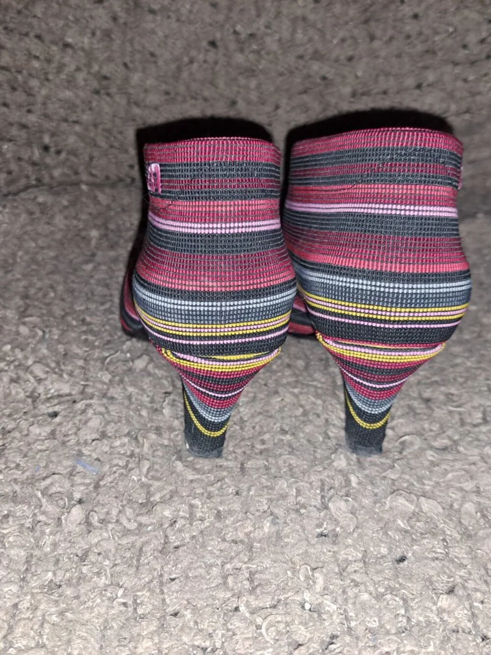 UNITED NUDE-Mid Fold-Colorful Ankle Boots-Textile-Size 36-Near Mint - Picture 6 of 8